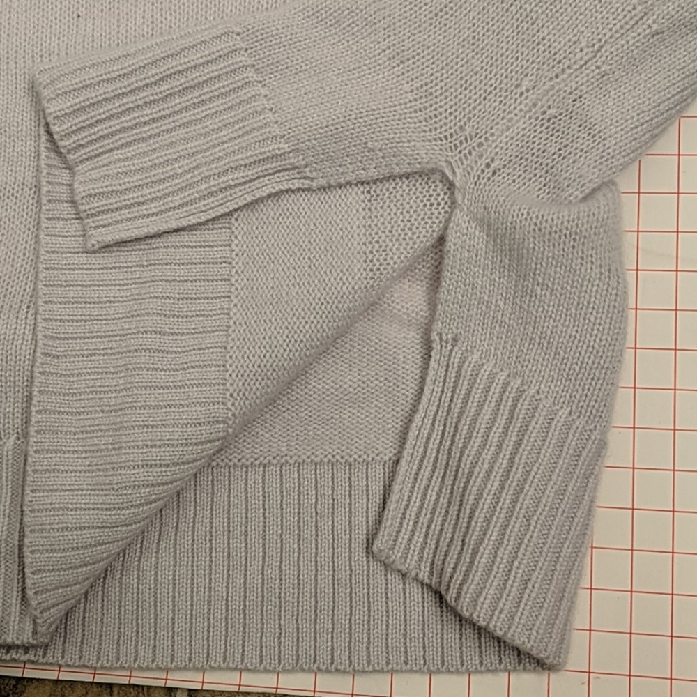 Leo and Sage cashmere sweater light teal green M - Picture 7 of 15